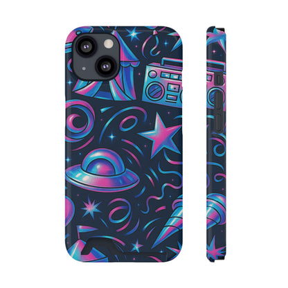 Cosmic Carnival • Apple iPhone 13 • Tough Case with Card Holder • MagSafe®