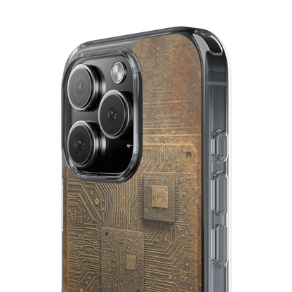 Sand Circuit • Apple iPhone 16 • Clear Case