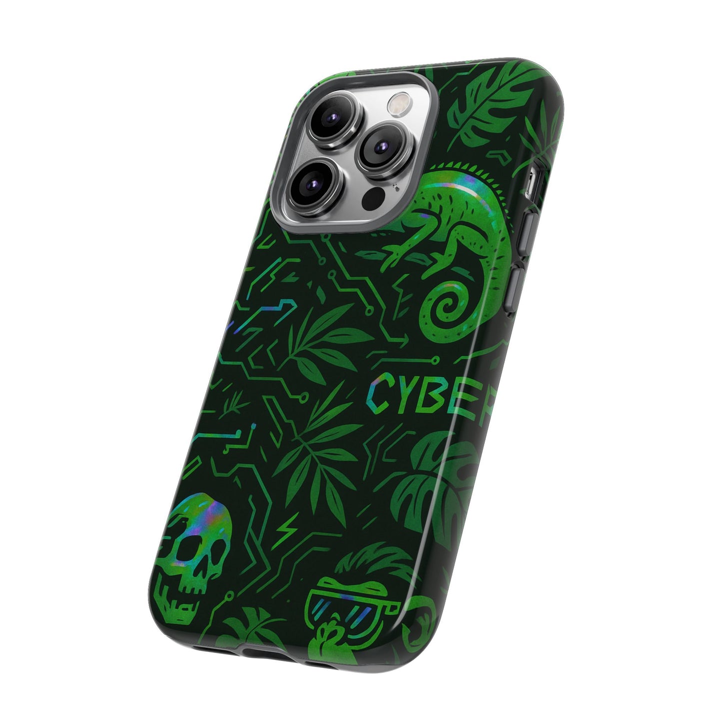 Digital Jungle • Apple iPhone 14 • MagSafe® Tough Case phone case by Black Hat Pixels