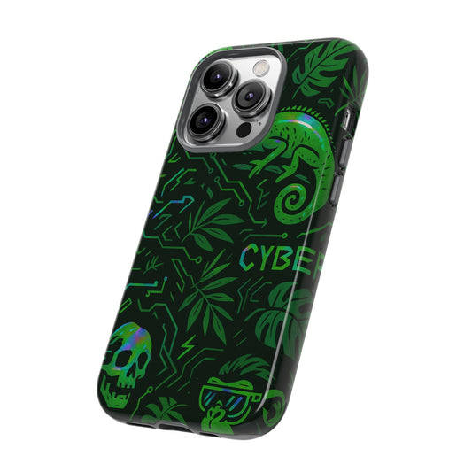 Digital Jungle • Apple iPhone 14 • MagSafe® Tough Case phone case by Black Hat Pixels