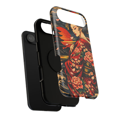 Veiled Grace – Hidden Reckoning • Obsidian Irezumi™ • Apple iPhone 17 Pro • MagSafe Tough Case