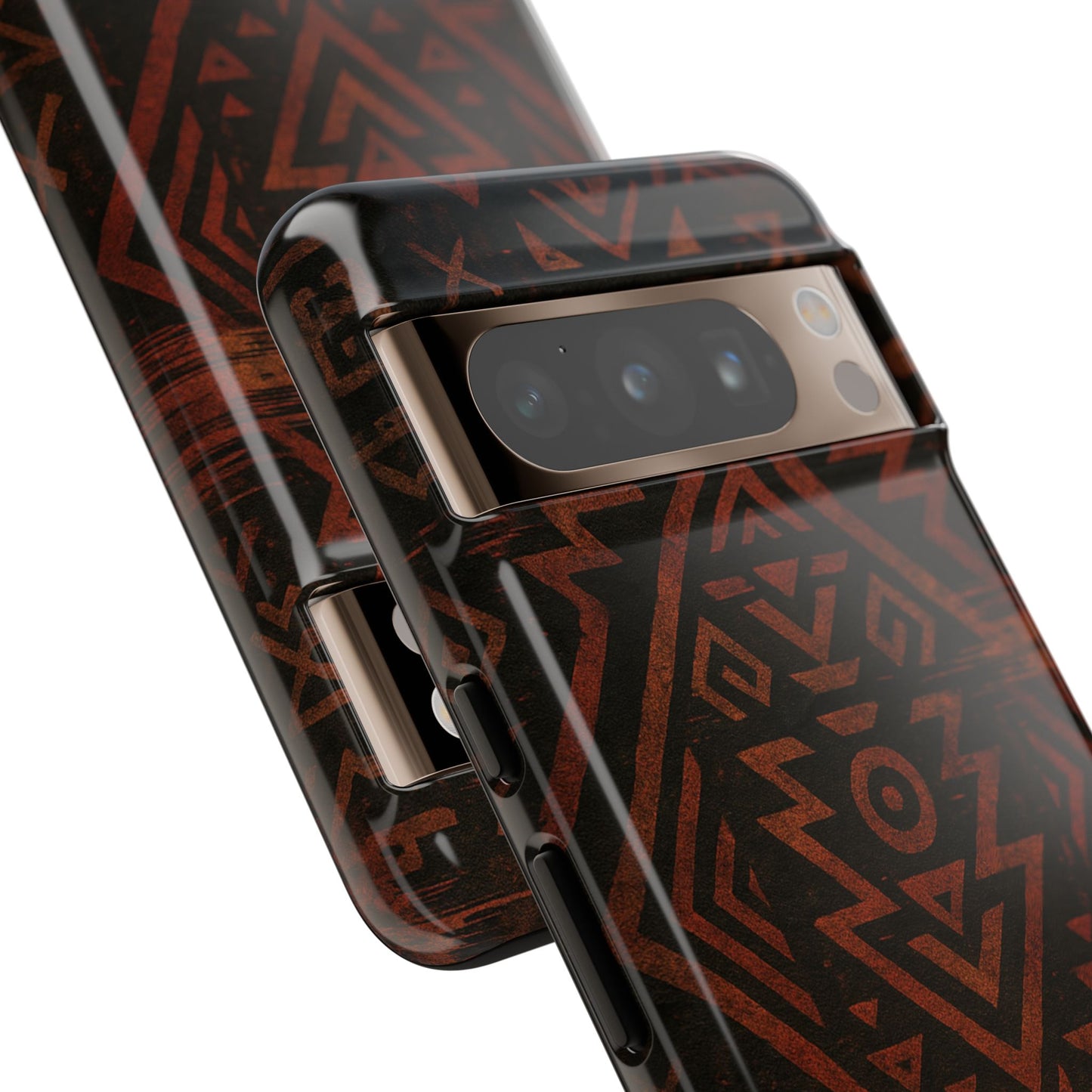 Tribal Glitch • Google Pixel 8 • Tough Case • Wireless Friendly