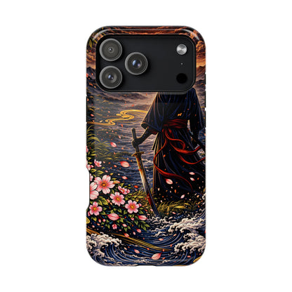 Silent Path – Measured Resolve • Obsidian Irezumi™ • Apple iPhone 17 Pro • MagSafe Tough Case