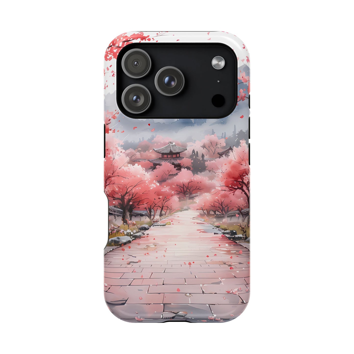 Echo Pagoda • Apple iPhone 17 Pro • MagSafe® Tough Case phone case by Black Hat Pixels