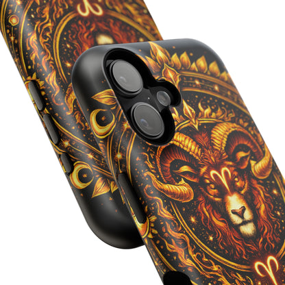 Aries • Elemental Armor • Inferno Authority • Apple iPhone 17 Pro • MagSafe Tough Case