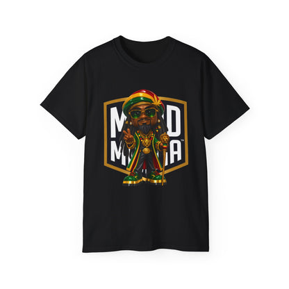 Aziel Riddan • Irie Ascendancy • Mood Militia • T-Shirt • Black Hat Pixels • Unisex