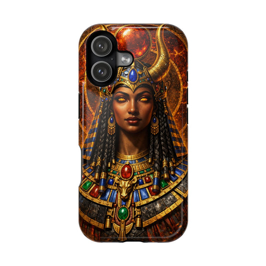 Hathor • Harmony • Egyptian Hieroglyphics™ Series • Apple iPhone 17 Pro • MagSafe® Tough Case