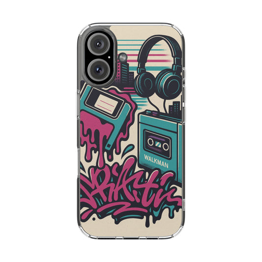 Retro Beats • Apple iPhone 16 • Clear Case