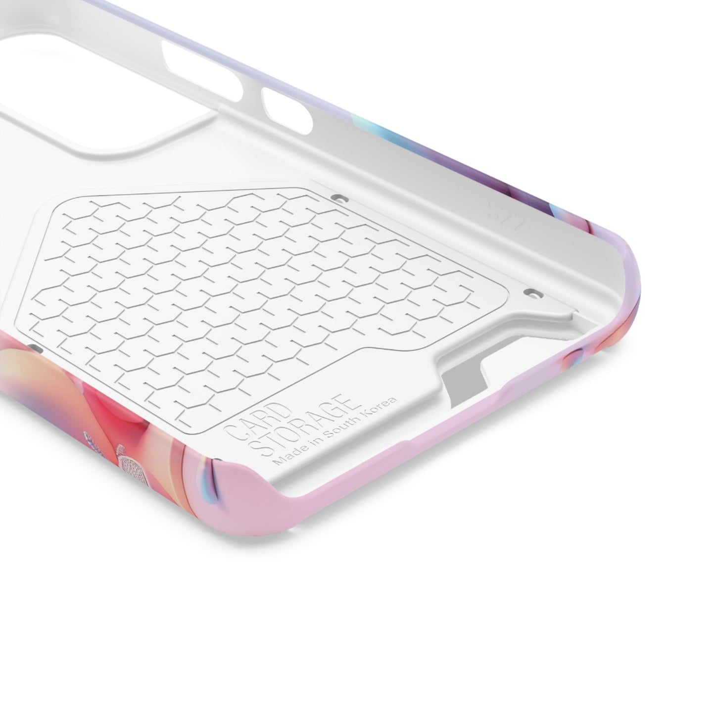 Droid Joy • Samsung Galaxy S22 • Tough Case with Card Holder • Wireless Friendly