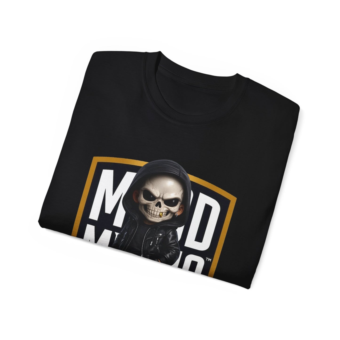 Grim Vandal • Ruthless Resolve • Mood Militia • T-Shirt • Black Hat Pixels • Unisex