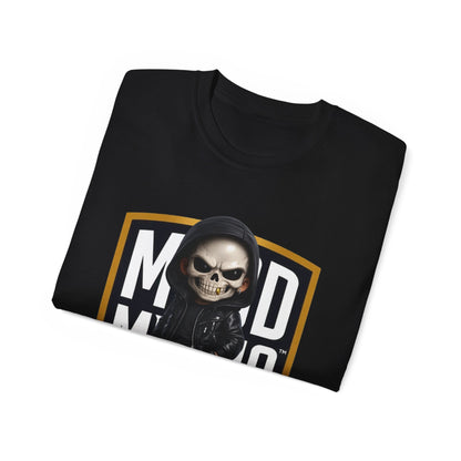 Grim Vandal • Ruthless Resolve • Mood Militia • T-Shirt • Black Hat Pixels • Unisex