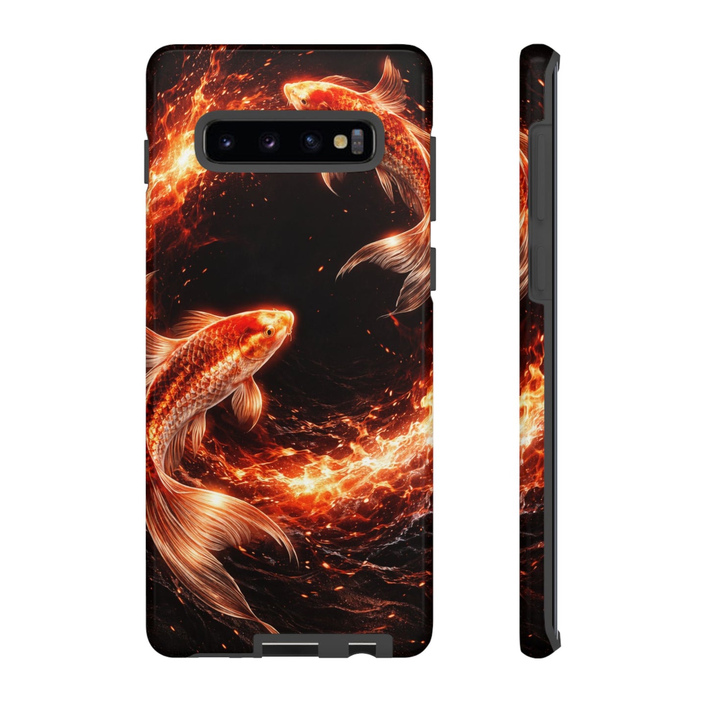 Fire Koi • Samsung Galaxy S10 • Tough Case • Wireless Friendly