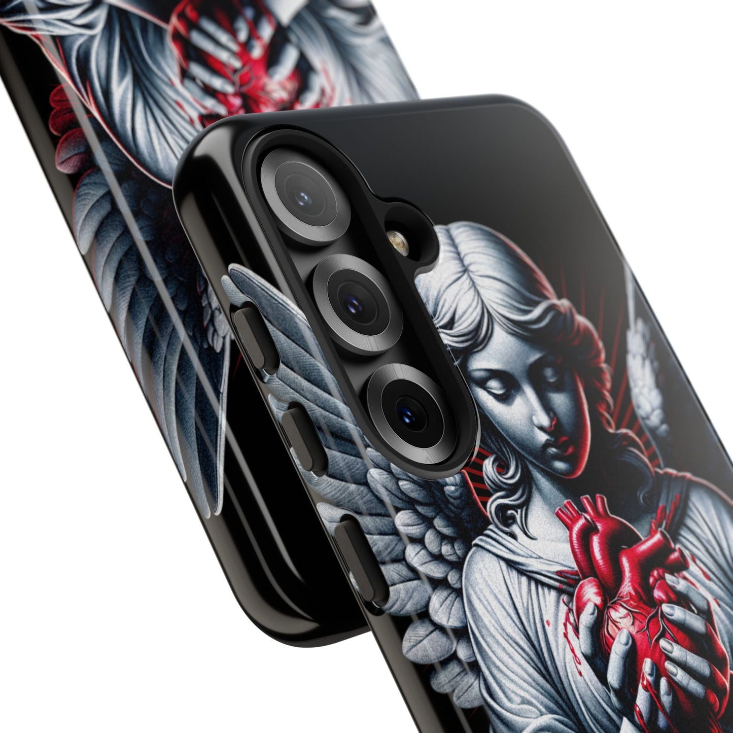 Angel Heart • Samsung Galaxy S25 • Wireless Friendly • Tough Case