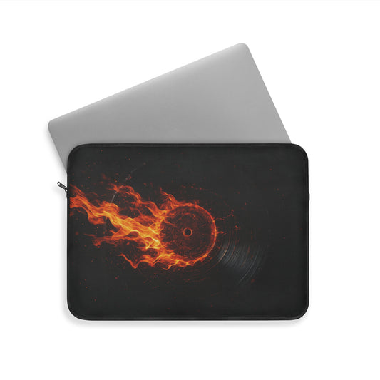 Vinyl Inferno • Single Zipper Laptop Sleeve