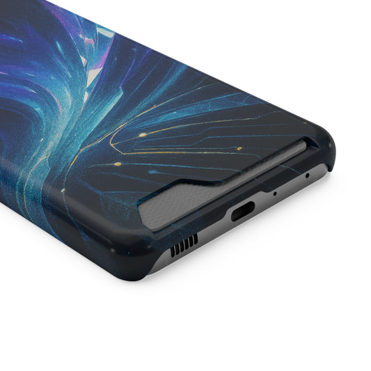 Digital Vortex • Samsung Galaxy S21 • Tough Case with Card Holder • Wireless Friendly