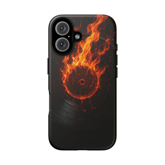 Vinyl Inferno • Apple iPhone 16 • MagSafe® Magnetic Tough Case