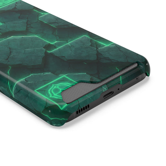 Digital Terrain • Samsung Galaxy S22 • Tough Case with Card Holder • Wireless Friendly