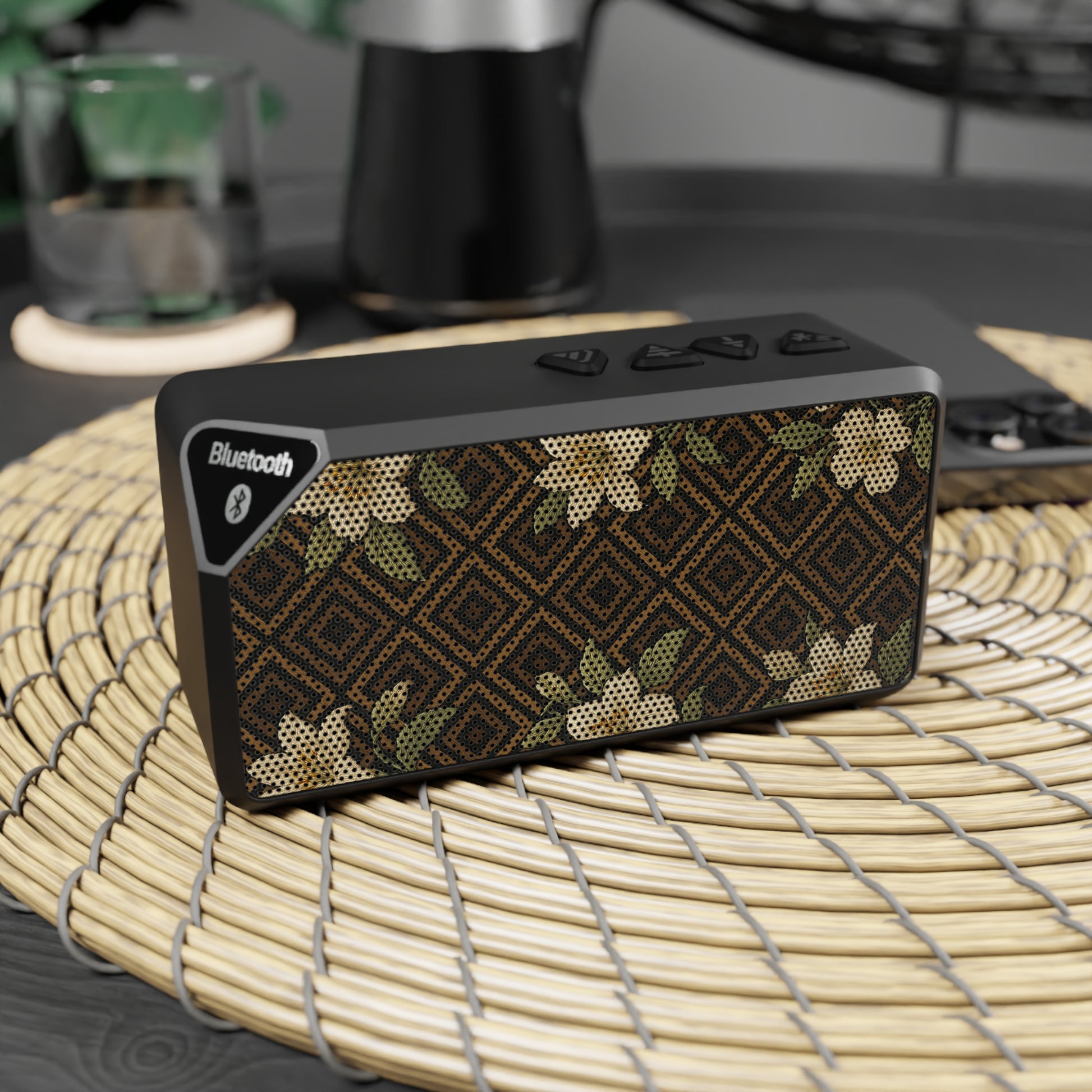 Velvet Bloom • Bluetooth Speaker tech accessory by Black Hat Pixels