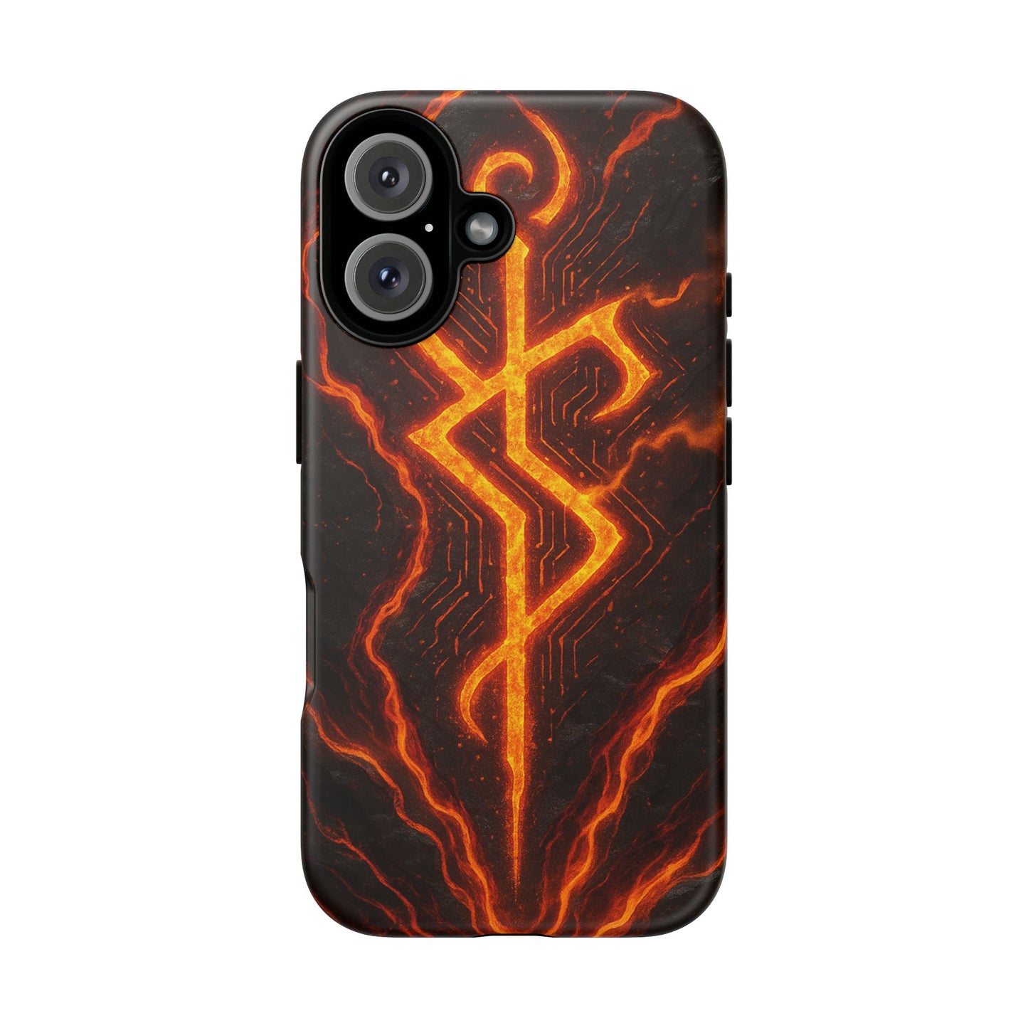 Molten Glyph • Apple iPhone 16 • MagSafe® Magnetic Tough Case
