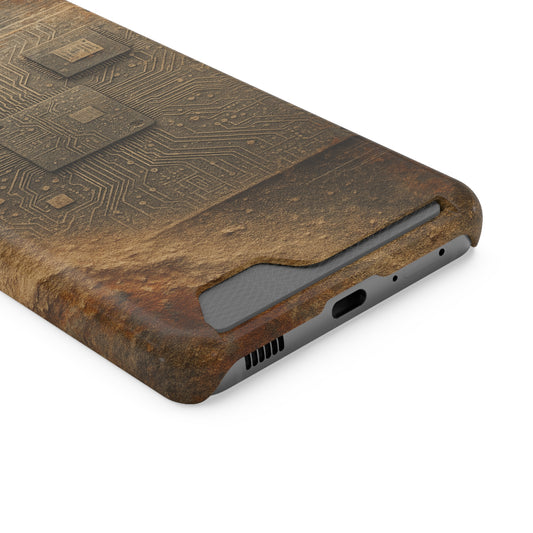Sand Circuit • Samsung Galaxy S21 • MagSafe® Tough Case with Card Holder
