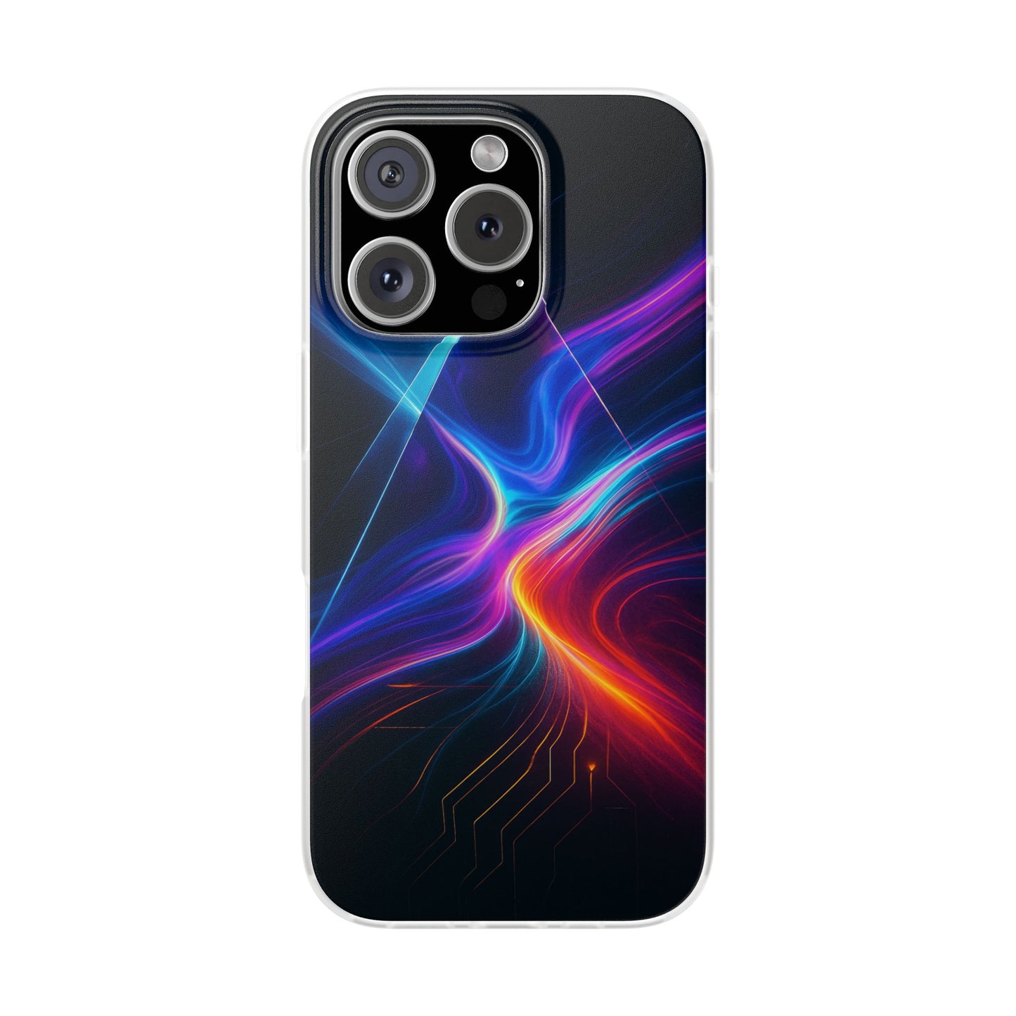 Prism Fracture • Apple iPhone 16 • Flexi Clear Case