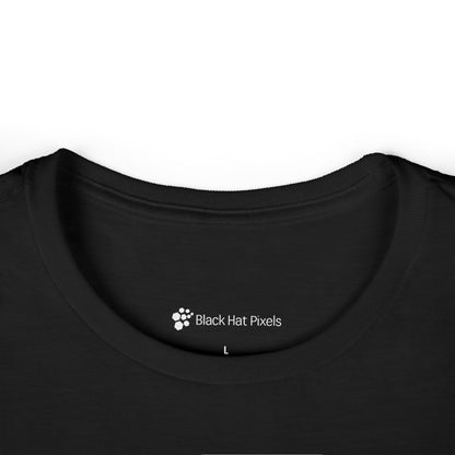 Her Crown, Her Rules • Black Hat Pixels • Women's Softstyle Tee