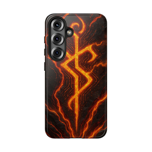 Molten Glyph • Samsung Galaxy S25 • MagSafe® Magnetic Tough Case