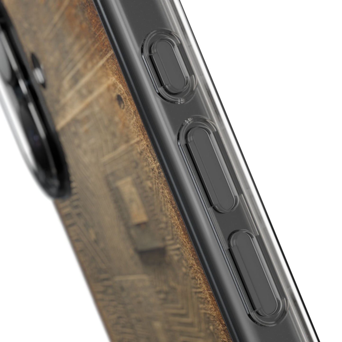 Sand Circuit • Apple iPhone 16 • Clear Case