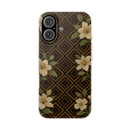 Velvet Bloom • Apple iPhone 16 Eco-Friendly Phone Case