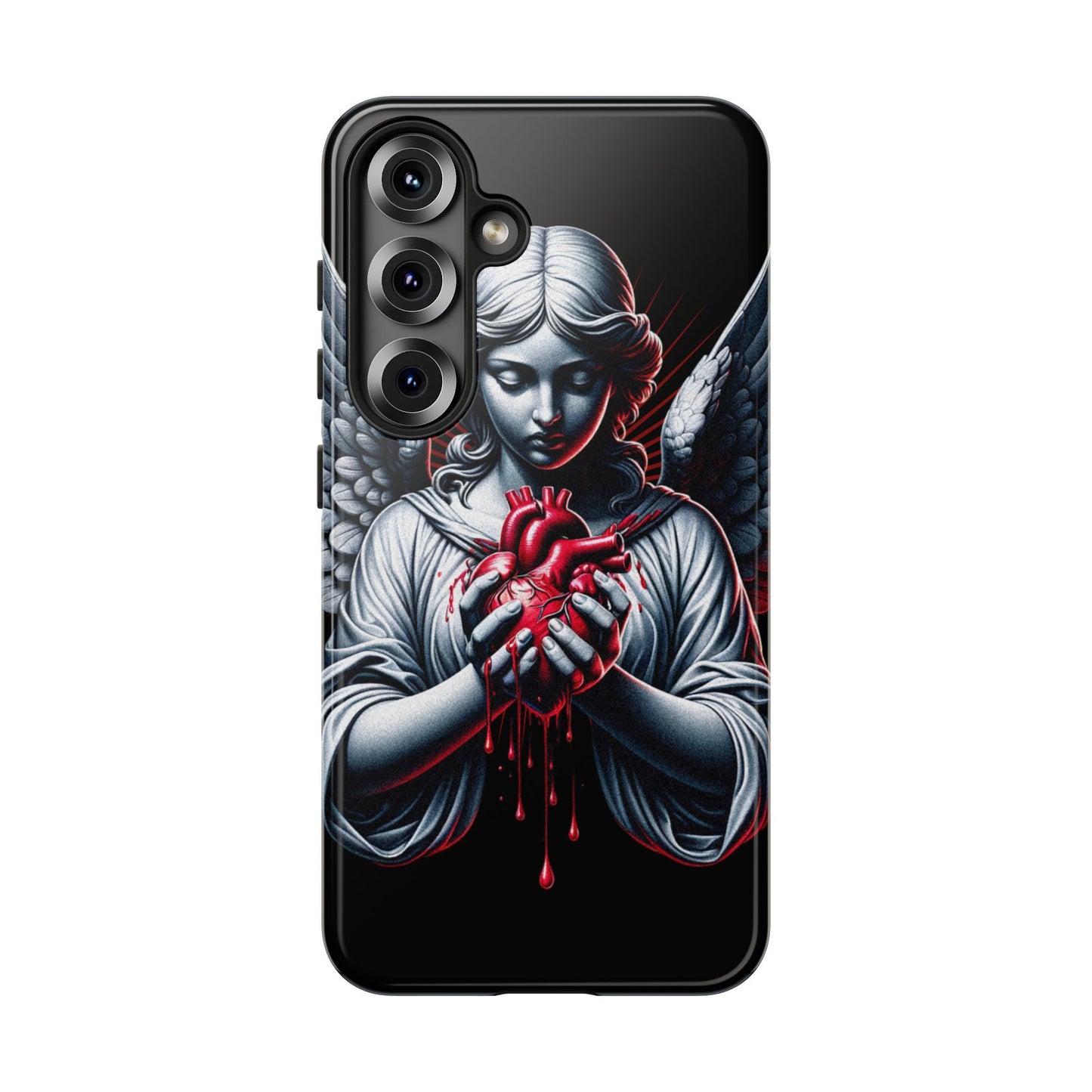 Angel Heart • Samsung Galaxy S25 • Wireless Friendly • Tough Case