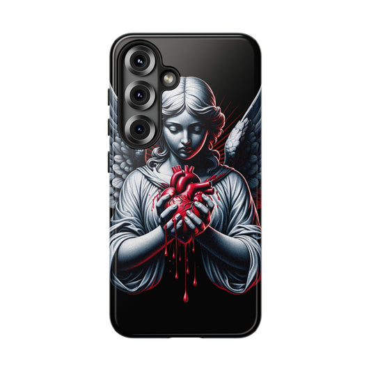 Angel Heart • Samsung Galaxy S25 • Wireless Friendly • Tough Case