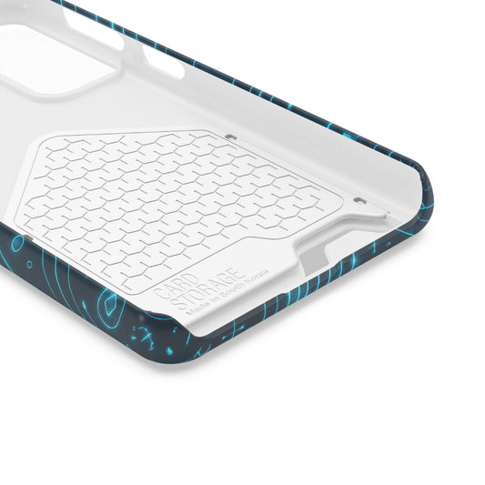 Circuit Glyph • Samsung Galaxy S21 • MagSafe® Tough Case with Card Holder