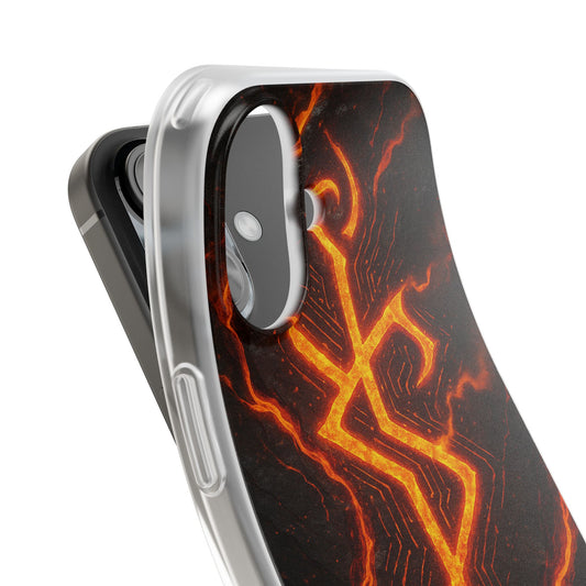 Molten Glyph • Apple iPhone 16 • Flexi Clear Case