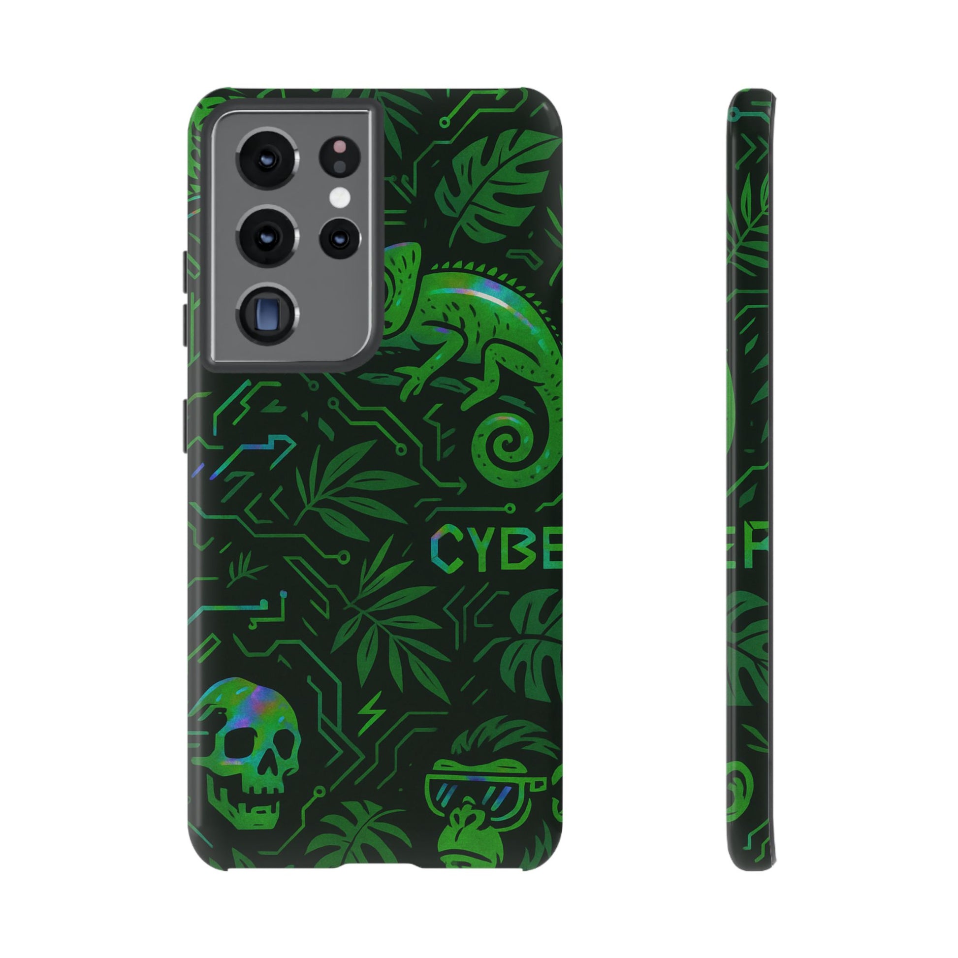 Digital Jungle • Samsung Galaxy S21 • MagSafe® Tough Case phone case by Black Hat Pixels