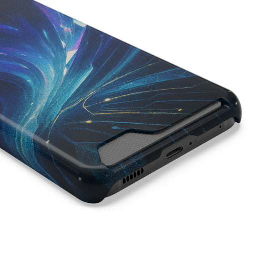 Digital Vortex • Samsung Galaxy S22 • Tough Case with Card Holder • Wireless Friendly