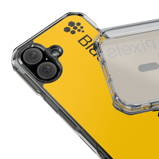 Black Hat Pixels • Apple iPhone 16 • MagSafe® Clear Case