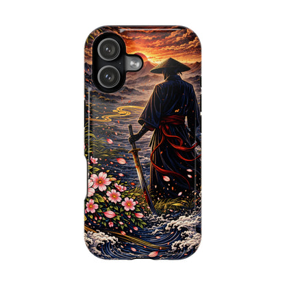 Silent Path – Measured Resolve • Obsidian Irezumi™ • Apple iPhone 17 Pro • MagSafe Tough Case