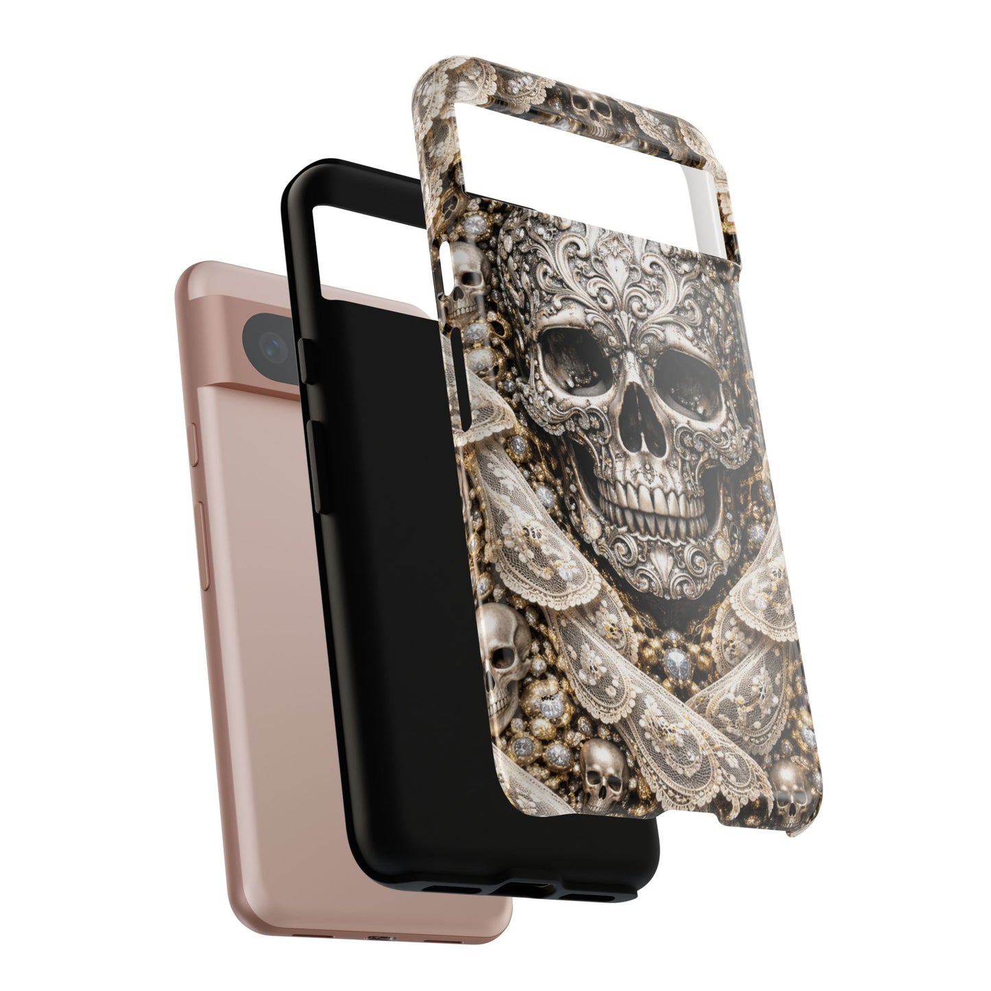 Chrome Requiem • Google Pixel 8 • Tough Case • Wireless Friendly