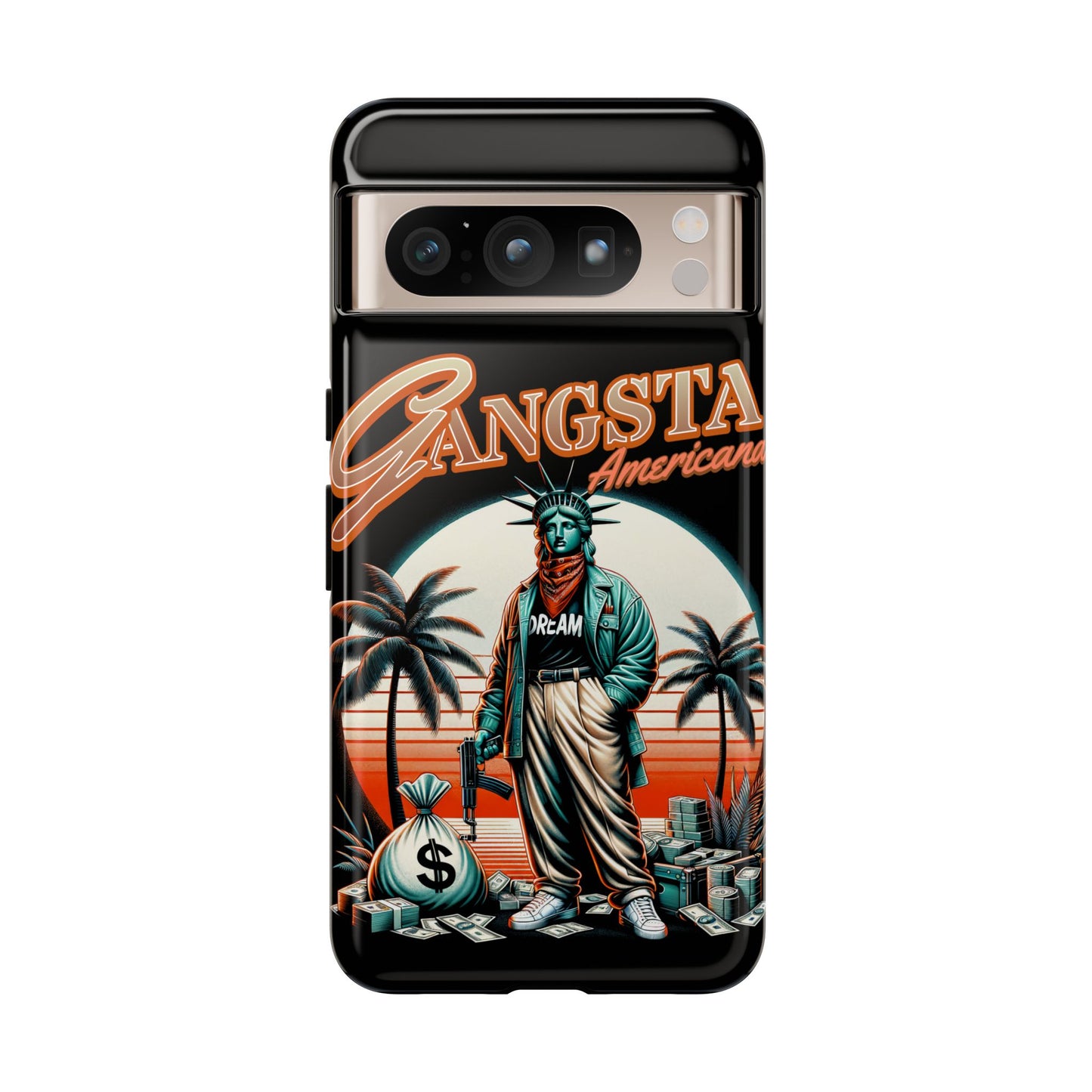 Gansta Americana • Google Pixel 8 • Tough Case • Wireless Friendly
