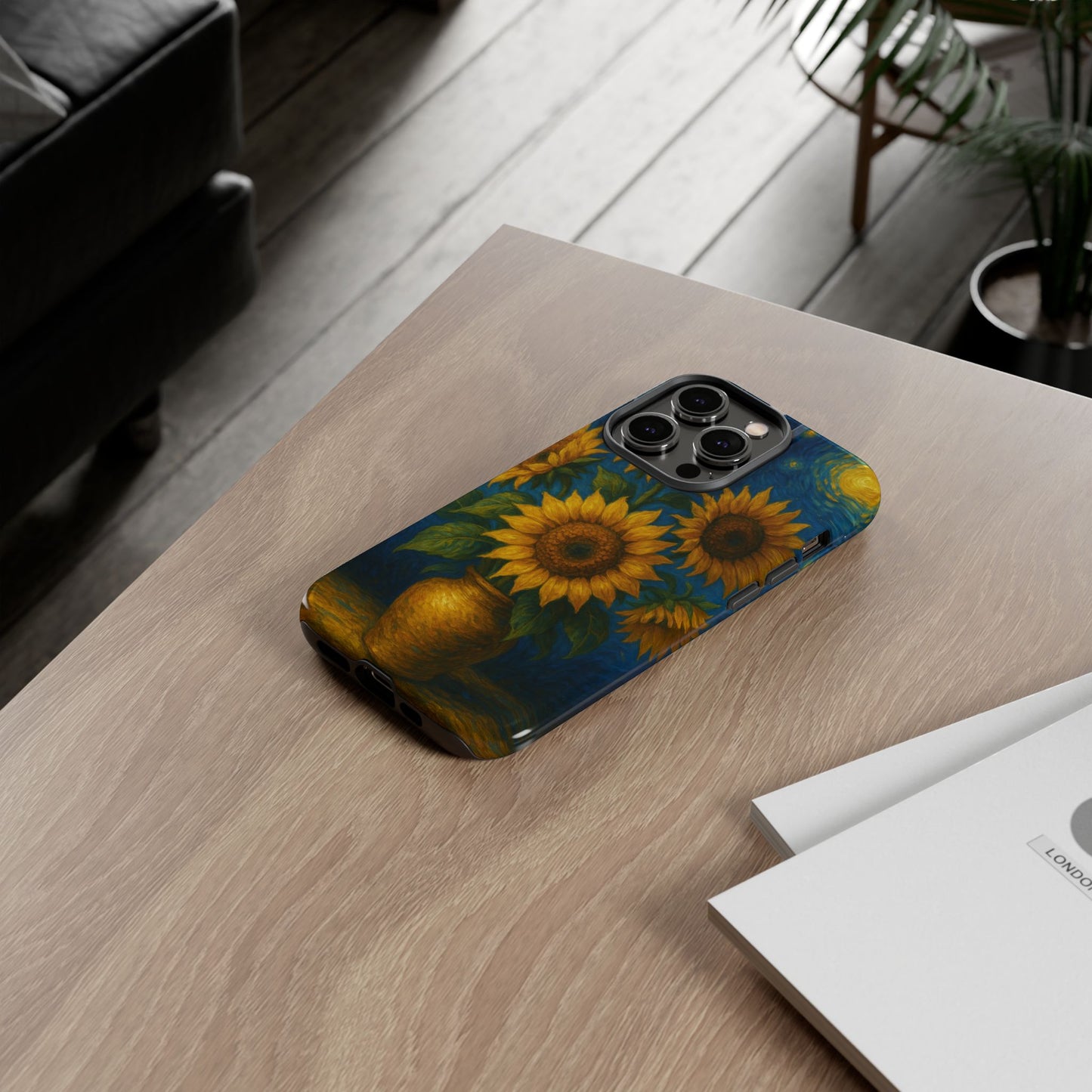 Sunflower Nights • Apple iPhone 14 • Tough Case • MagSafe®