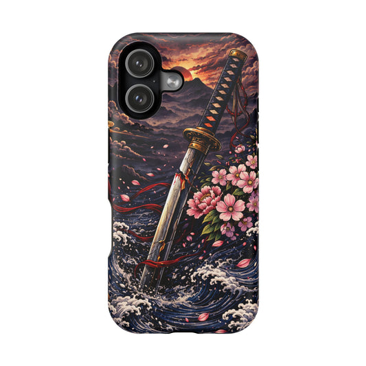 Forged Edge – Fractured Oath • Obsidian Irezumi™ • Apple iPhone 17 Pro • MagSafe Tough Case