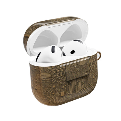 Sand Circuit • AirPods Gen 4 Case (AOP)