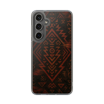 Tribal Glitch • Samsung Galaxy S24 • Clear Case
