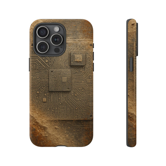 Sand Circuit • Apple iPhone 15 • MagSafe® Tough Case