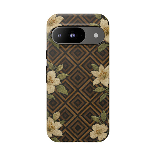 Velvet Bloom • Google Pixel 9  •Tough Case • Wireless Friendly