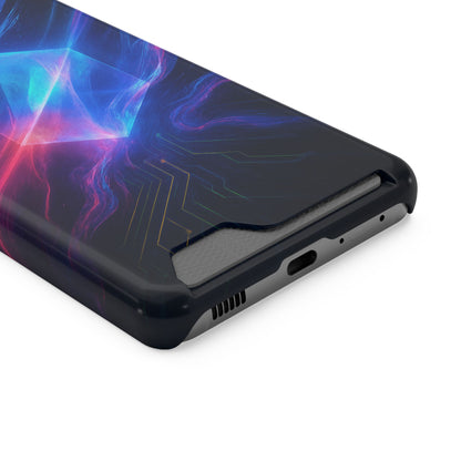 Crystal Silicone • Samsung Galaxy S21 • Tough Case with Card Holder • Wireless Friendly