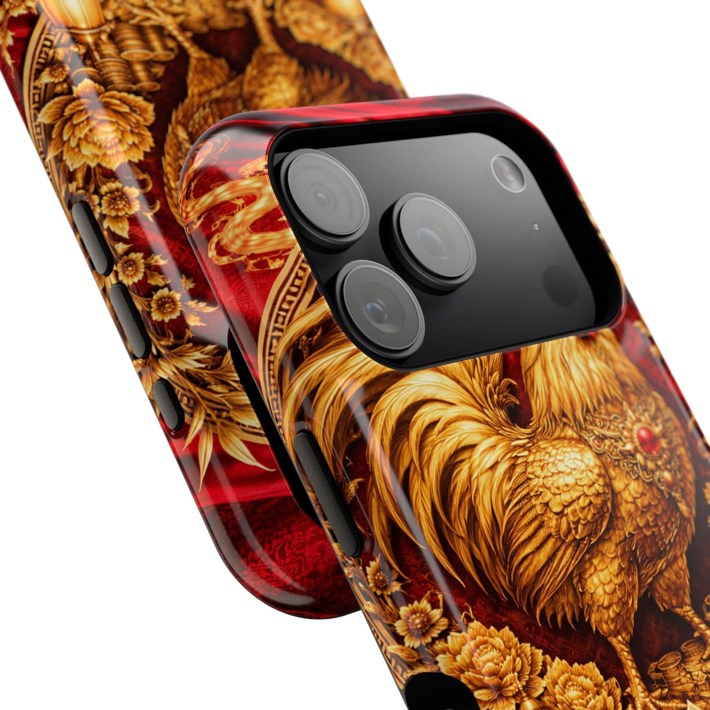 Rooster • Lunar Armor • Imperial Banner • Apple iPhone 17 Pro • MagSafe Tough Case