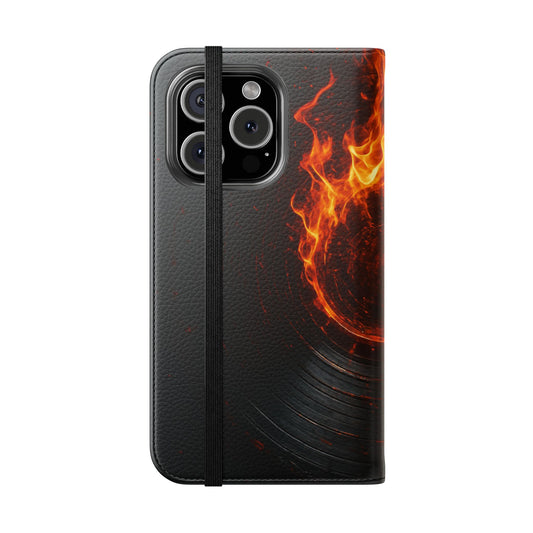 Vinyl Inferno • Apple iPhone 16 Flip Case