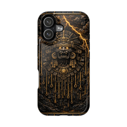 Tlaloc • Storm Covenant • Empire of the Fifth Sun™ • Apple iPhone 17 Pro • MagSafe Tough Case