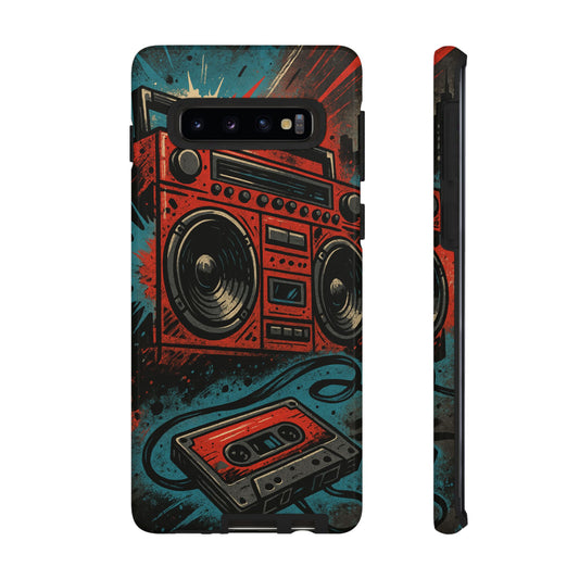 Old Skool • Samsung Galaxy S10 • MagSafe® Tough Case phone case by Black Hat Pixels